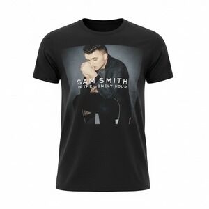 Sam Smith In the Lonely Hour Tour Concert T Shirt 2015 Medium Black